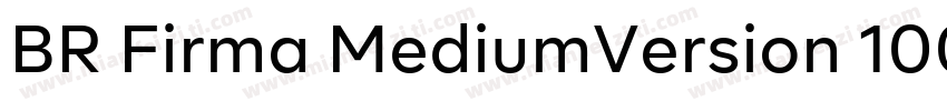 BR Firma MediumVersion 1000PS 001字体转换